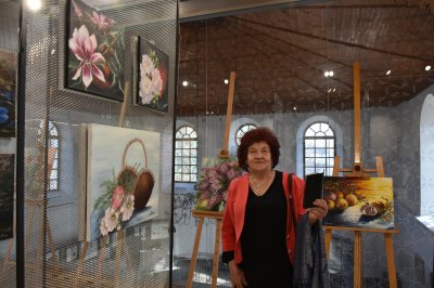 Malwy, róże, fiołki... - Wernisaż wystawy Barbary Harasim